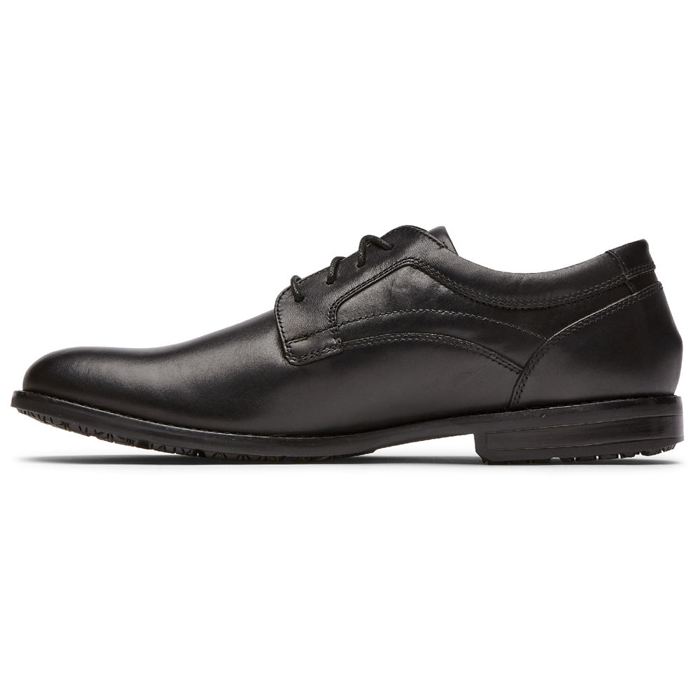 Oxfords Rockport Hombre Mexico - Mykel Plain Toe Negros - VGCOP4028